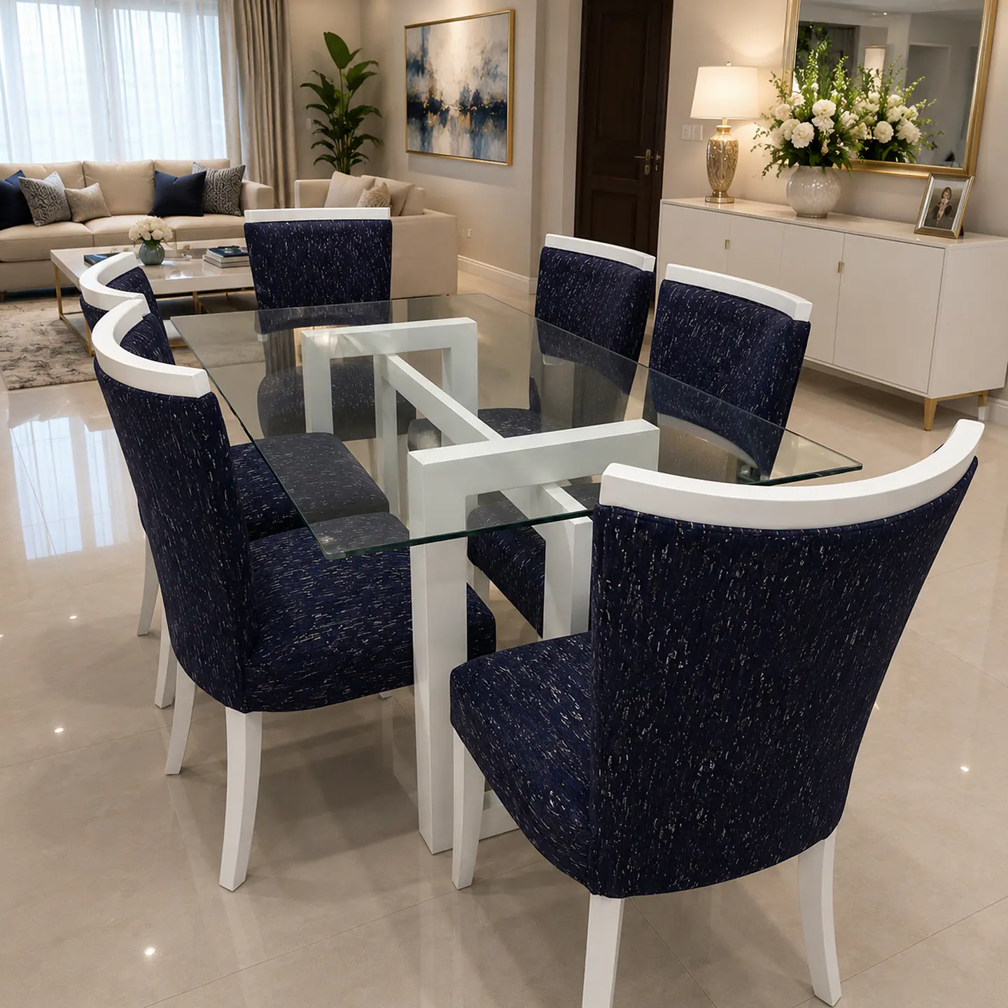 Juego de Comedor Betro 6 sillas Zakir Corona 6