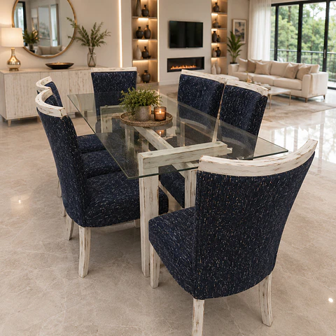 Juego de Comedor Betro 6 sillas Zakir Corona