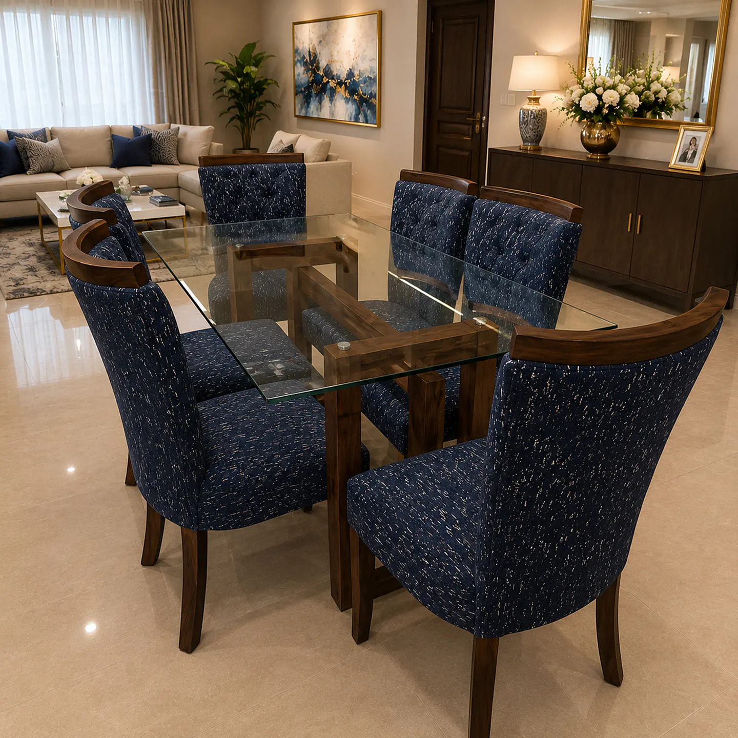 Juego de Comedor Betro 6 sillas Zakir Corona 4