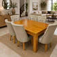 Juego de Comedor Cubierta de Madera 6 sillas Pamela - Miniatura 8