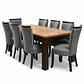 Juego de Comedor Cubierta Lenga 8 sillas Zakir Málaga - Miniatura 3