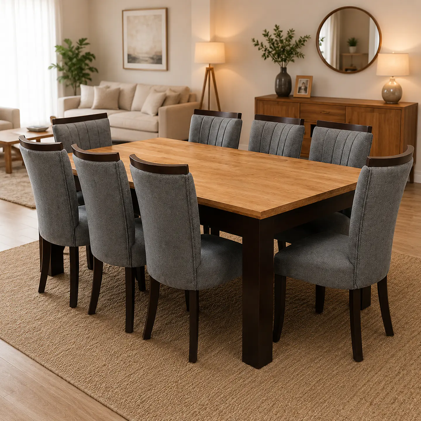 Juego de Comedor Cubierta Lenga 8 sillas Zakir Málaga 4