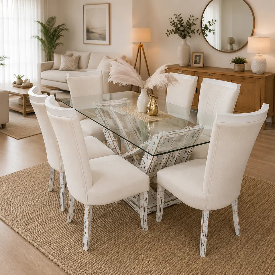 Juego de Comedor Gaviota 6 sillas Zakir Málaga 8