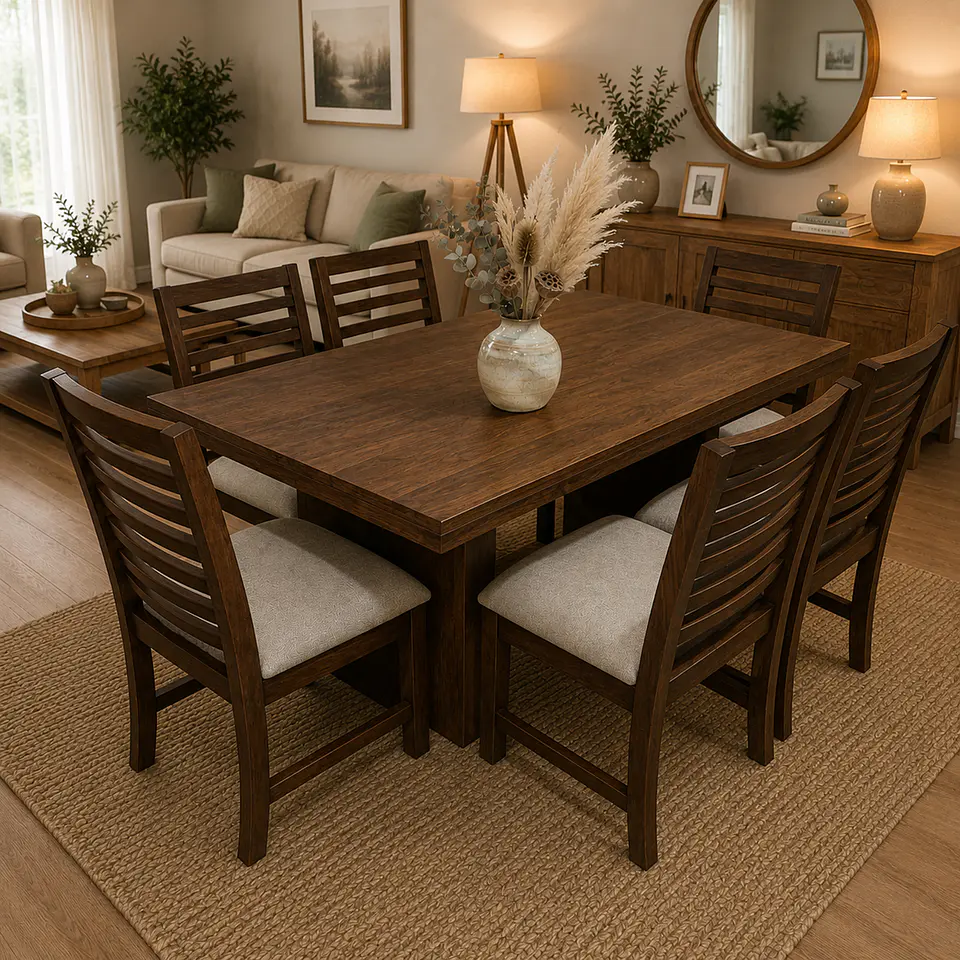 Juego de Comedor Yxchel en Lenga 6 sillas 6