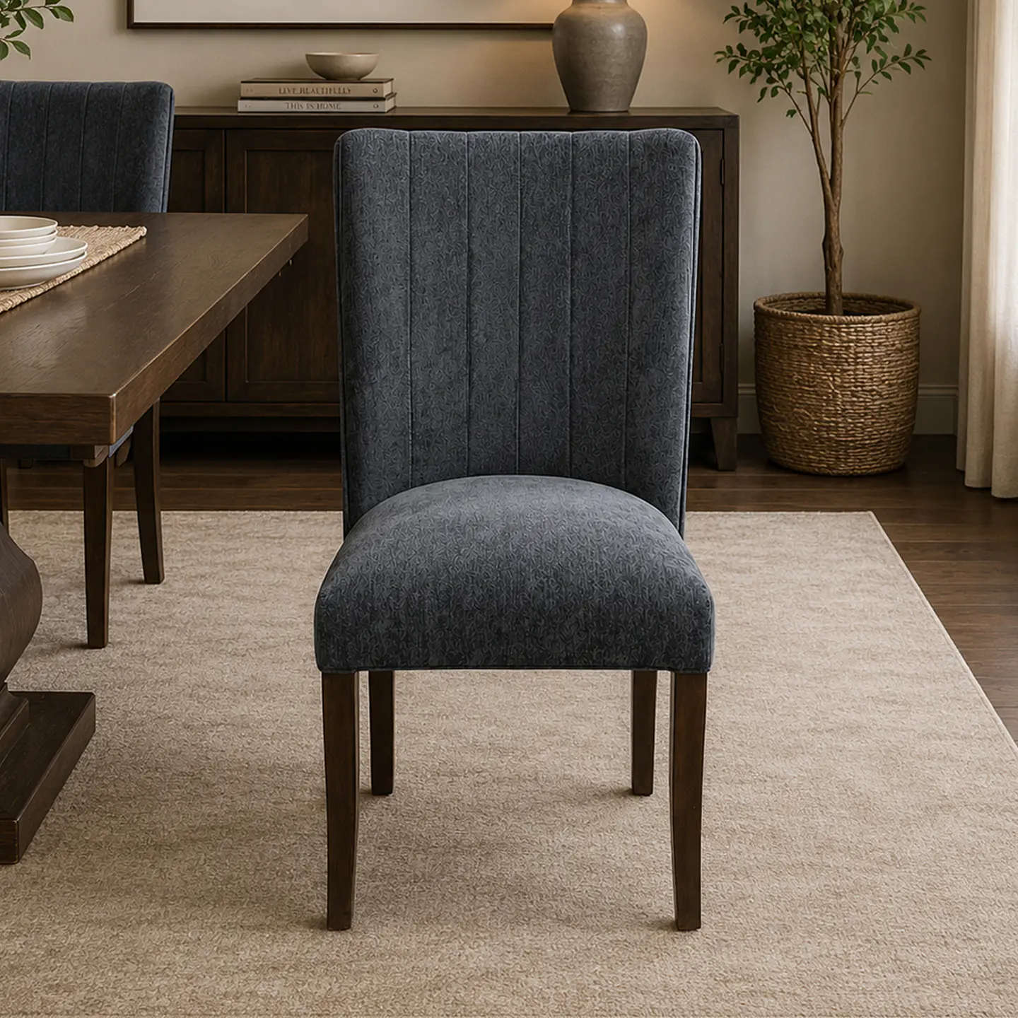 Silla de Comedor Málaga Lino Charles Gris 6