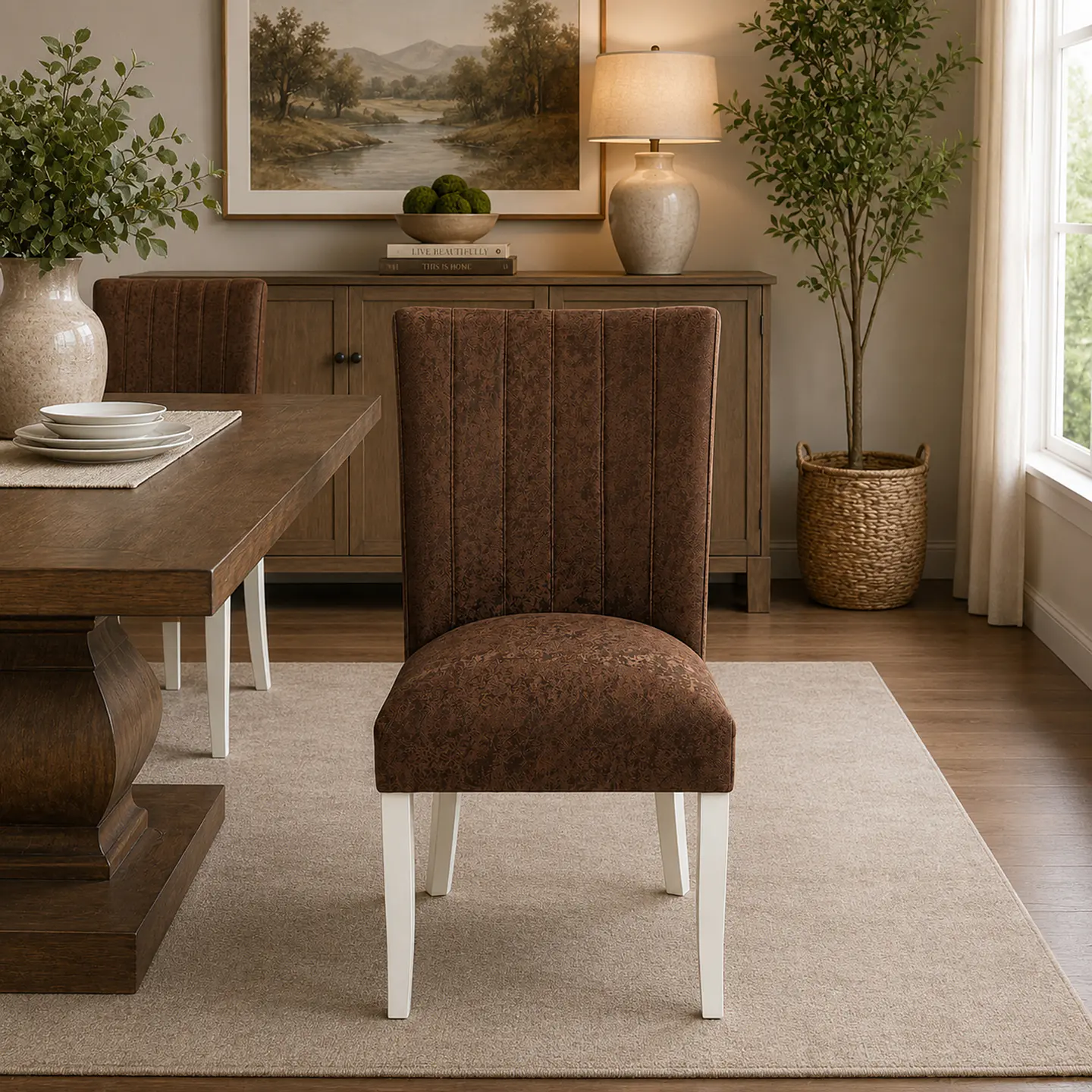 Silla de Comedor Málaga Tripolis Chocolate 4