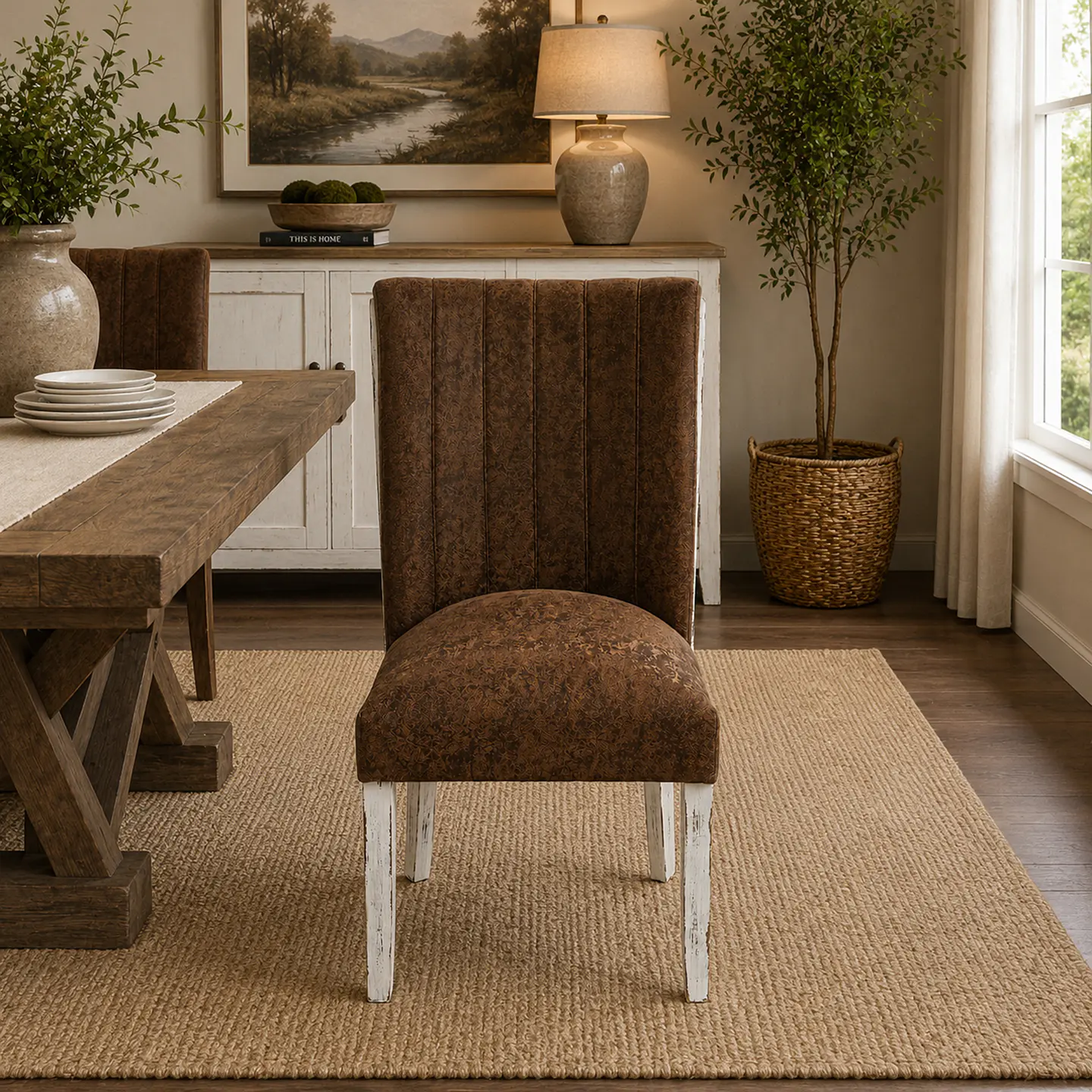 Silla de Comedor Málaga Tripolis Chocolate 6