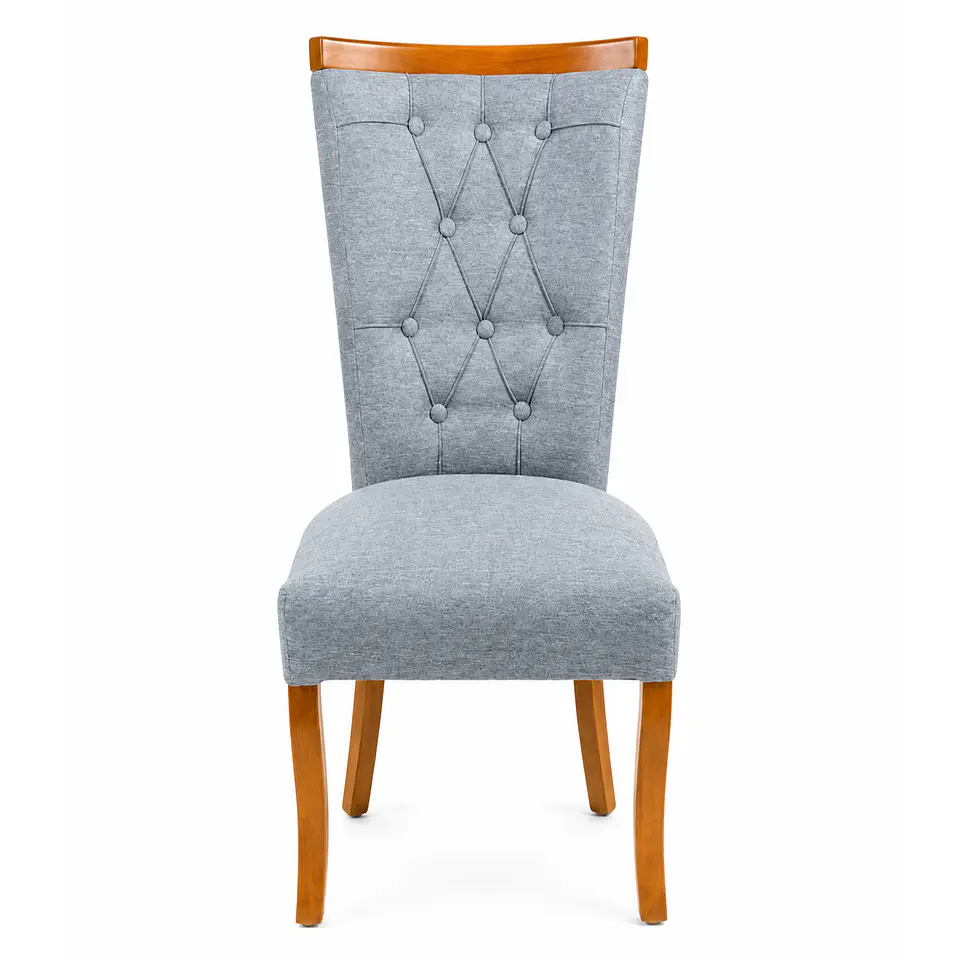 Silla de Comedor Sakir Corona Milonga Gris Medio 7