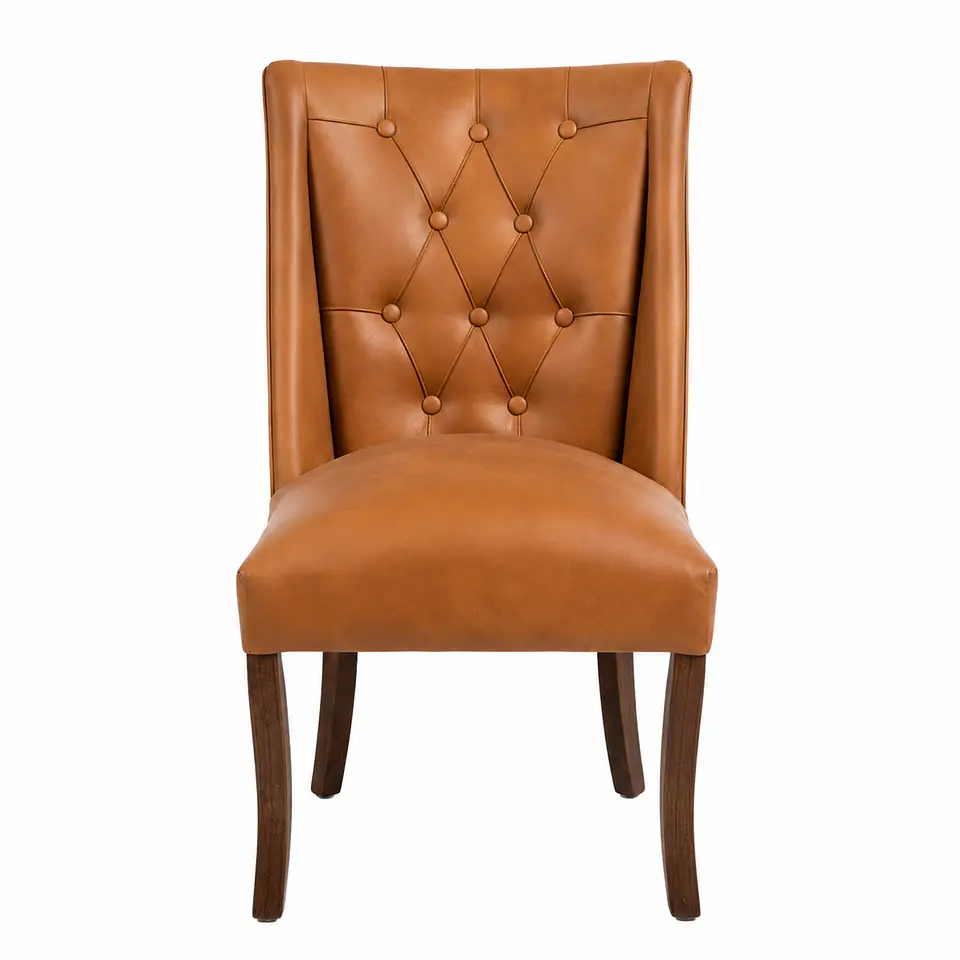 Silla de Comedor Pamela PU Caramelo 3