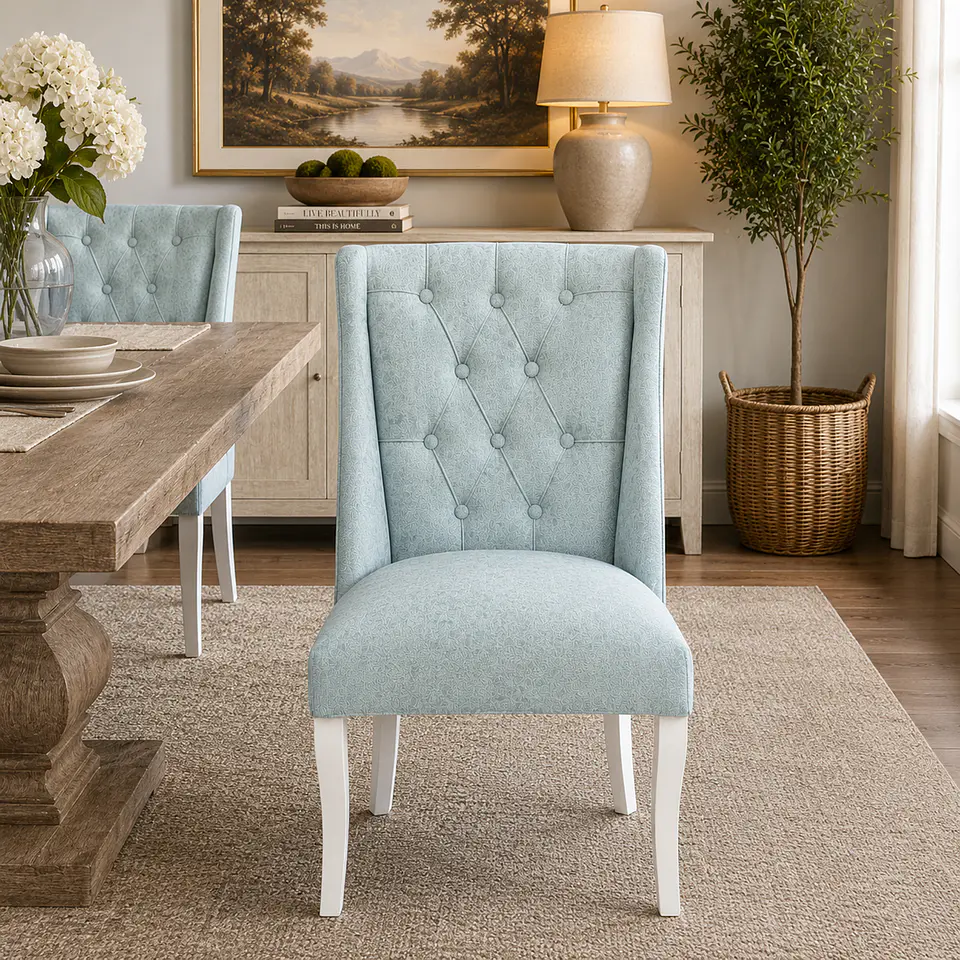 Silla de Comedor Pamela Verde Agua 4