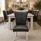 Silla de Comedor Sakir Málaga PU Goias Gris - Miniatura 8