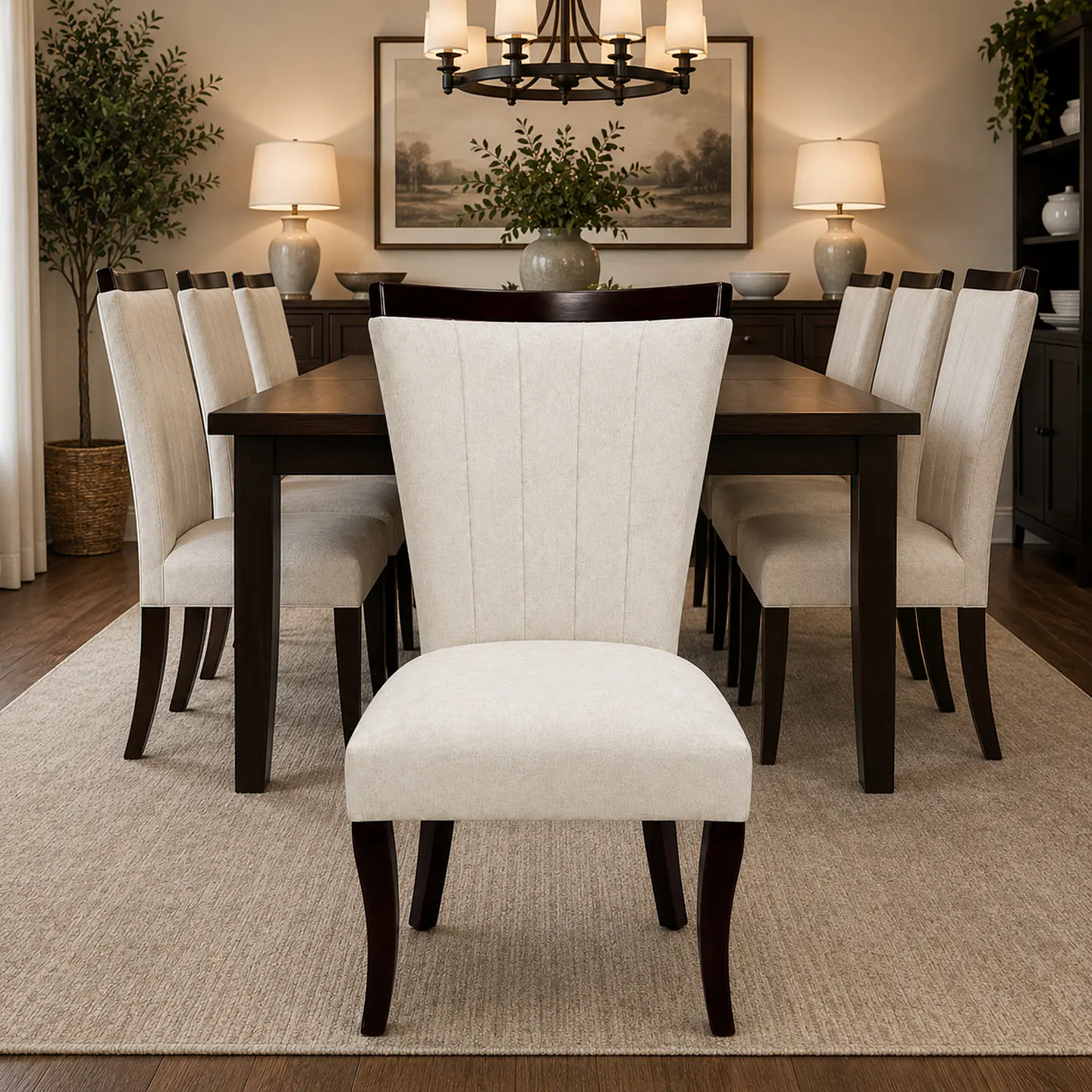 Silla de Comedor Sakir Málaga PU Crudo 4