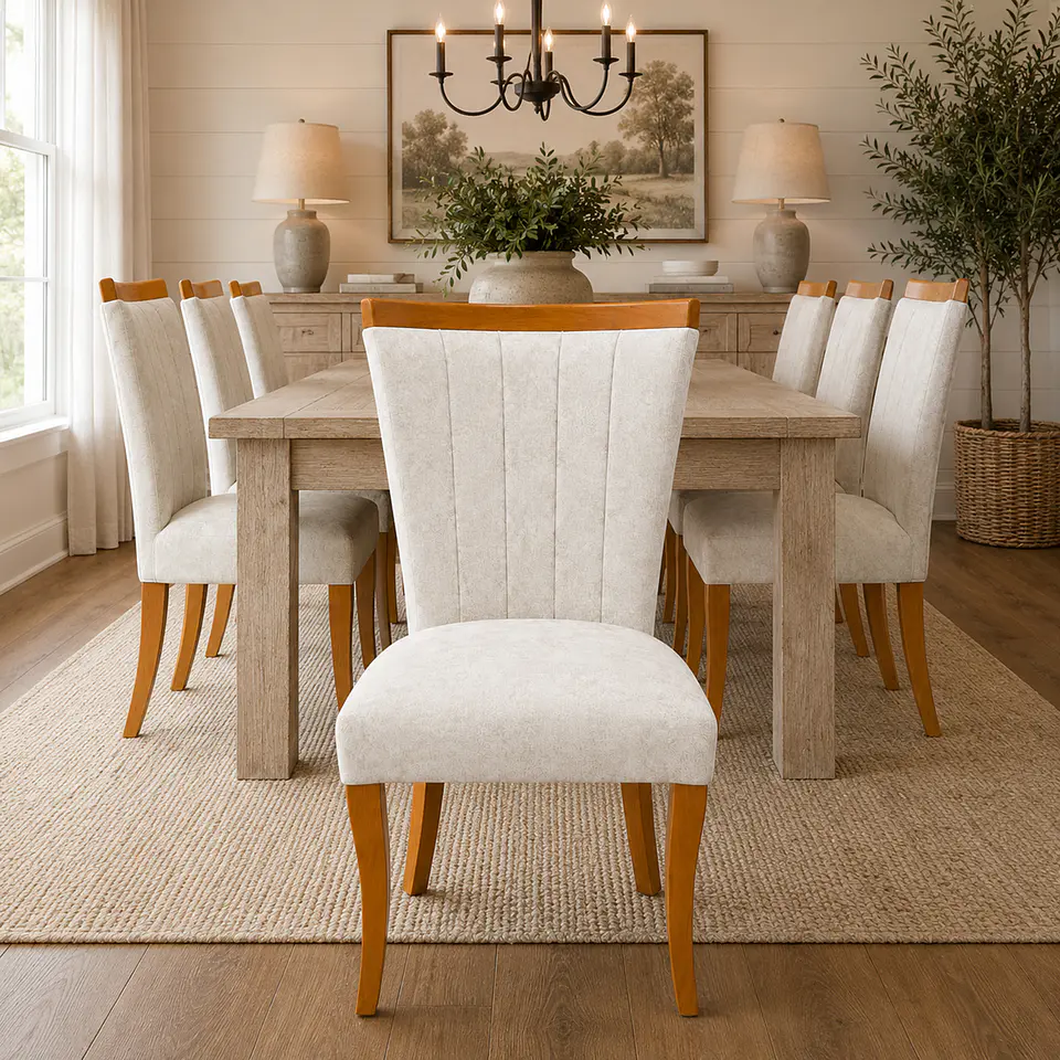 Silla de Comedor Sakir Málaga PU Crudo 2