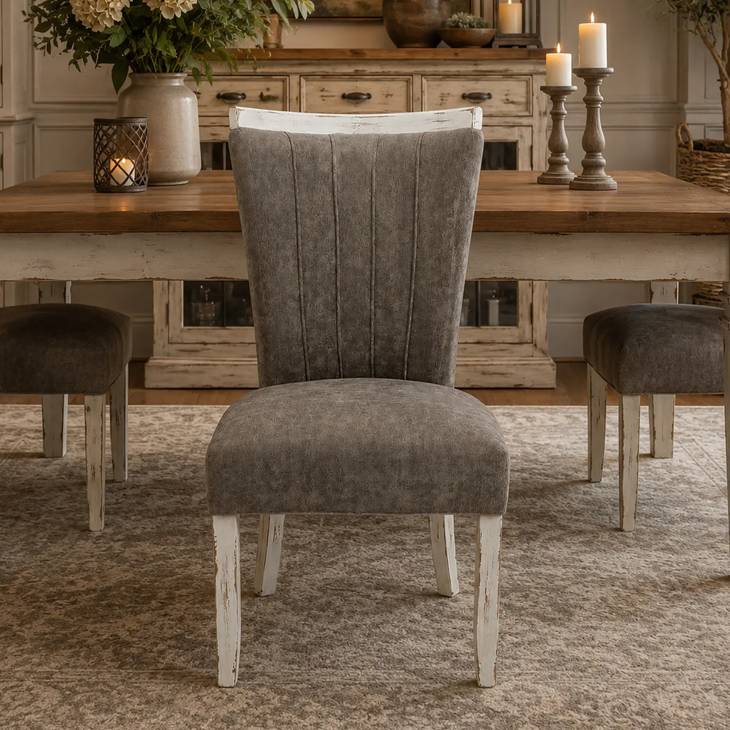 Silla de Comedor Sakir Málaga Charles Chocolate 4