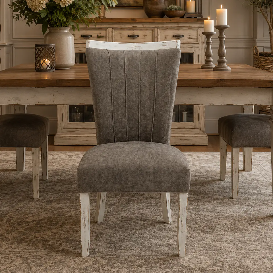 Silla de Comedor Sakir Málaga Charles Chocolate 4