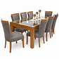 Juego de Comedor Marco Vidrio 8 sillas Zakir Málaga - Miniatura 1