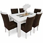Juego de Comedor Rejilla 6 sillas Zakir Corona - Miniatura 5