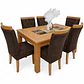Juego de Comedor Rejilla 6 sillas Zakir Corona - Miniatura 3