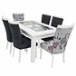 Juego de Comedor Rejilla 6 sillas Zakir Corona Bi - Miniatura 3