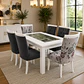 Juego de Comedor Rejilla 6 sillas Zakir Corona Bi - Miniatura 4