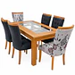 Juego de Comedor Rejilla 6 sillas Zakir Corona Bi - Miniatura 7