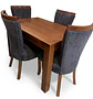Juego de Comedor C/madera 4  sillas Zakir Málaga - Miniatura 3