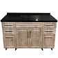 Mueble Mesón Nogal con Cubierta de Cuarzo 150x52x90 cm (Incluye Armado) - Miniatura 3