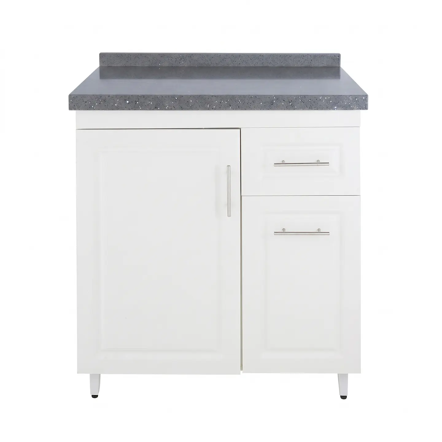 Mueble Mesón Blanco Derecho con Cubierta de Cuarzo 80x52x90 cm (Incluye Armado) 3