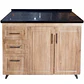 Mueble Mesón Nogal Izquierdo con Cubierta de Cuarzo 120x52x90 cm (Incluye Armado) - Miniatura 2