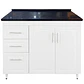 Mueble Mesón Blanco Izquierdo con Cubierta de Cuarzo 120x52x90 cm (Incluye Armado) - Miniatura 2