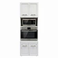 Mueble Integral para Microondas y Horno Blanco 60x60x210 cm (Incluye Armado) - Miniatura 1