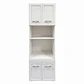 Mueble Integral para Microondas y Horno Blanco 60x60x210 cm (Incluye Armado) - Miniatura 2