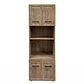 Mueble Integral para Microondas y Horno Nogal 60x60x210 cm (Incluye Armado) - Miniatura 2