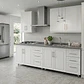 Mueble Modular Nogal para Cocina Lineal con Cubierta de Cuarzo, Lavaplatos y Encimera- COPIA - Miniatura 9