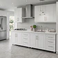 Mueble Modular Nogal para Cocina Lineal con Cubierta de Cuarzo, Lavaplatos y Encimera- COPIA - Miniatura 3
