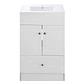 Mueble Vanitorio Habana Blanco con Cubierta de Loza 50x40x80 cm (Incluye Armado) - Miniatura 1