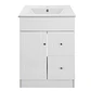 Mueble Vanitorio Habana Blanco con Cubierta de Loza 60x40x80 cm (Incluye Armado) - Miniatura 1