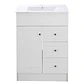 Mueble Vanitorio Habana Blanco con Cubierta de Loza 60x47x80 cm (Incluye Armado) - Miniatura 1