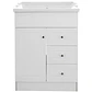 Mueble Vanitorio Habana Blanco con Cubierta de Loza 60x47x80 cm (Incluye Armado) - Miniatura 3