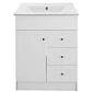 Mueble Vanitorio Habana Blanco con Cubierta de Loza 70x47x80 cm (Incluye Armado) - Miniatura 1