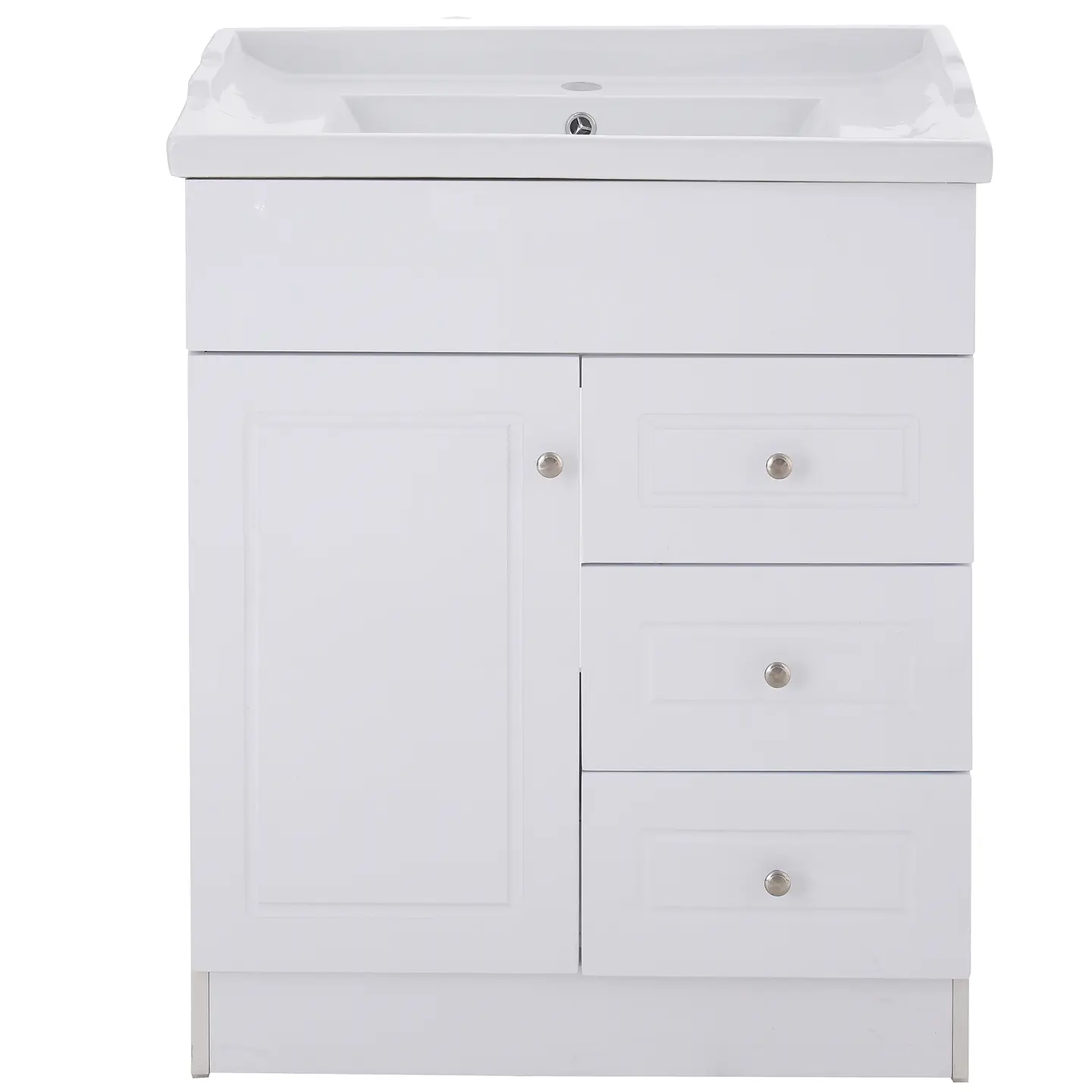 Mueble Vanitorio Habana Blanco con Cubierta de Loza 70x47x80 cm (Incluye Armado) 3