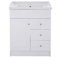 Mueble Vanitorio Habana Blanco con Cubierta de Loza 70x47x80 cm (Incluye Armado) - Miniatura 3