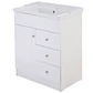 Mueble Vanitorio Habana Blanco con Cubierta de Loza 70x47x80 cm (Incluye Armado) - Miniatura 4