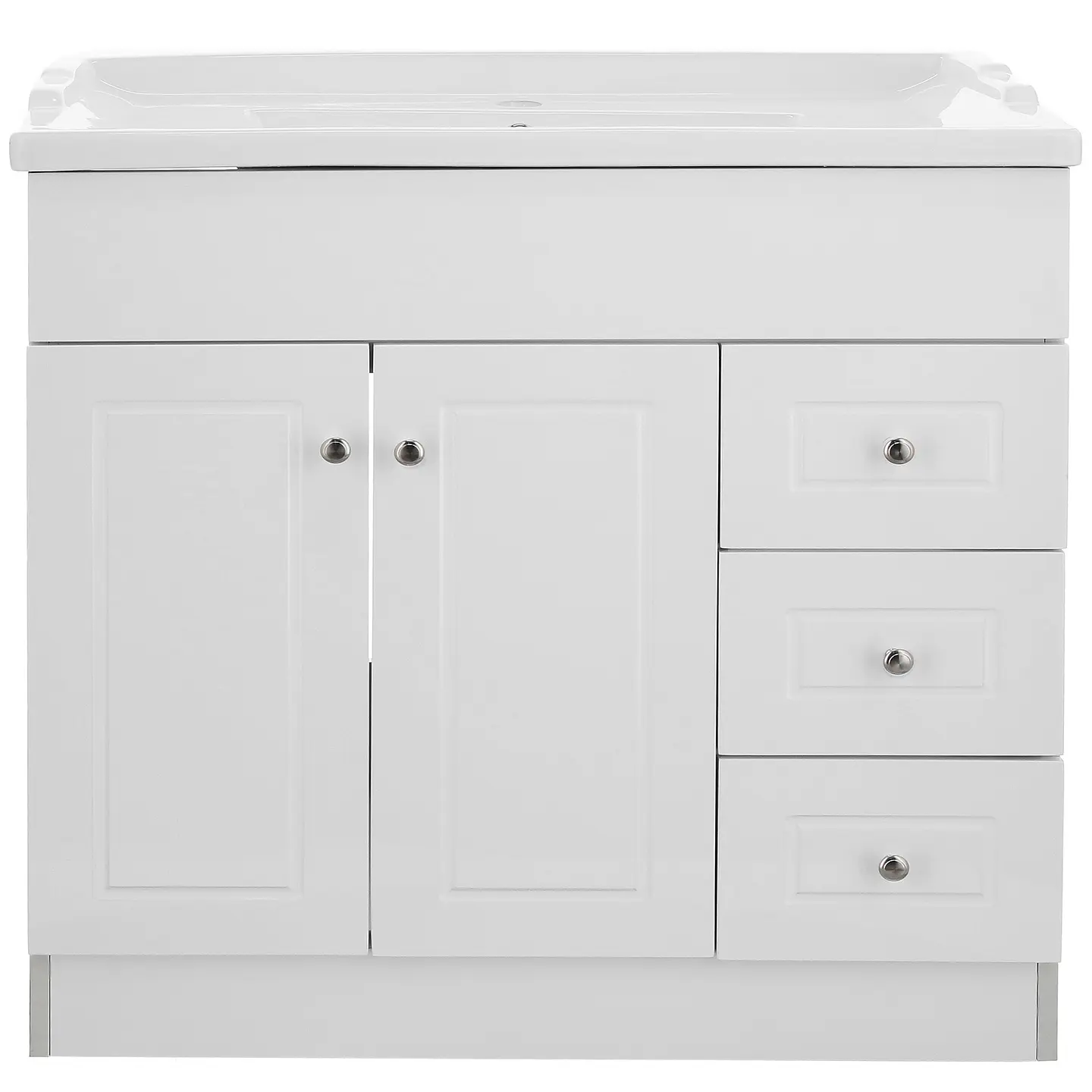Mueble Vanitorio Habana Blanco con Cubierta de Loza 120x47x80 cm (Incluye Armado) 3