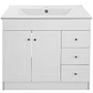 Mueble Vanitorio Habana Blanco con Cubierta de Loza 120x47x80 cm (Incluye Armado) - Miniatura 1