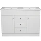 Mueble Vanitorio Habana Blanco con Cubierta de Loza Doble 120x47x80 cm (Incluye Armado) - Miniatura 1