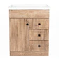 Mueble Vanitorio Habana Nogal con Cubierta de Loza 70x47x80 cm (Incluye Armado) - Miniatura 3