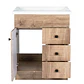 Mueble Vanitorio Habana Nogal con Cubierta de Loza 70x47x80 cm (Incluye Armado) - Miniatura 4