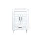 Mueble Vanitorio Nordik Blanco con Cubierta de Loza 50x40x80 cm (Incluye Armado) - Miniatura 1