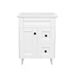 Mueble Vanitorio Nordik Blanco con Cubierta de Loza 60x40x80 cm (Incluye Armado) - Miniatura 3